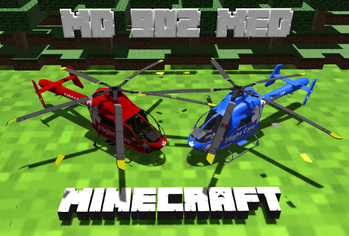 MD-902 MEDIVAC HELICOPTER | Minecraft Addon