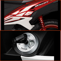 Sporty Striping & Dynamic Color dan Integrated Key Shutter XEON RC