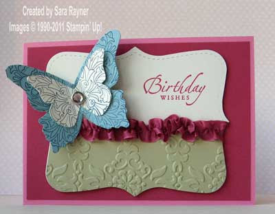 Cardstock Rose Red Regal Rose River Rock Baja Breeze Very Vanilla