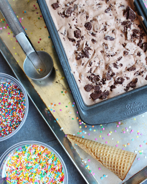 Helado de Nutella con Cookies   