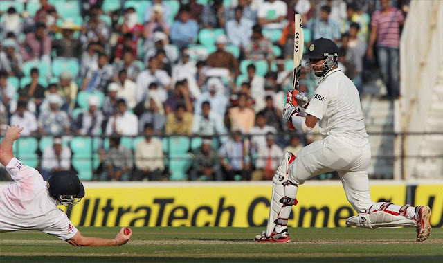 Cheteshwar Pujara playing