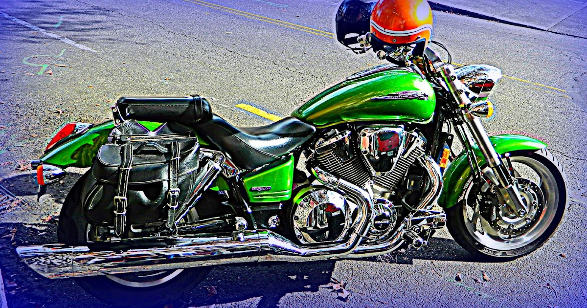 Lexiphoto: Green Motorcycle