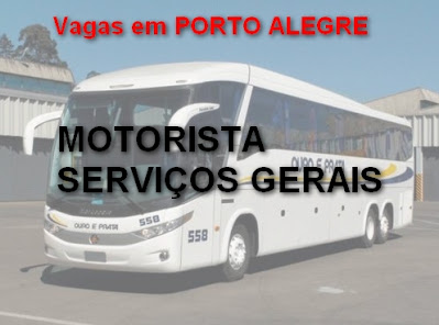 Ouro e Prata contrata Motorista e Serviços Gerais em Porto Alegre