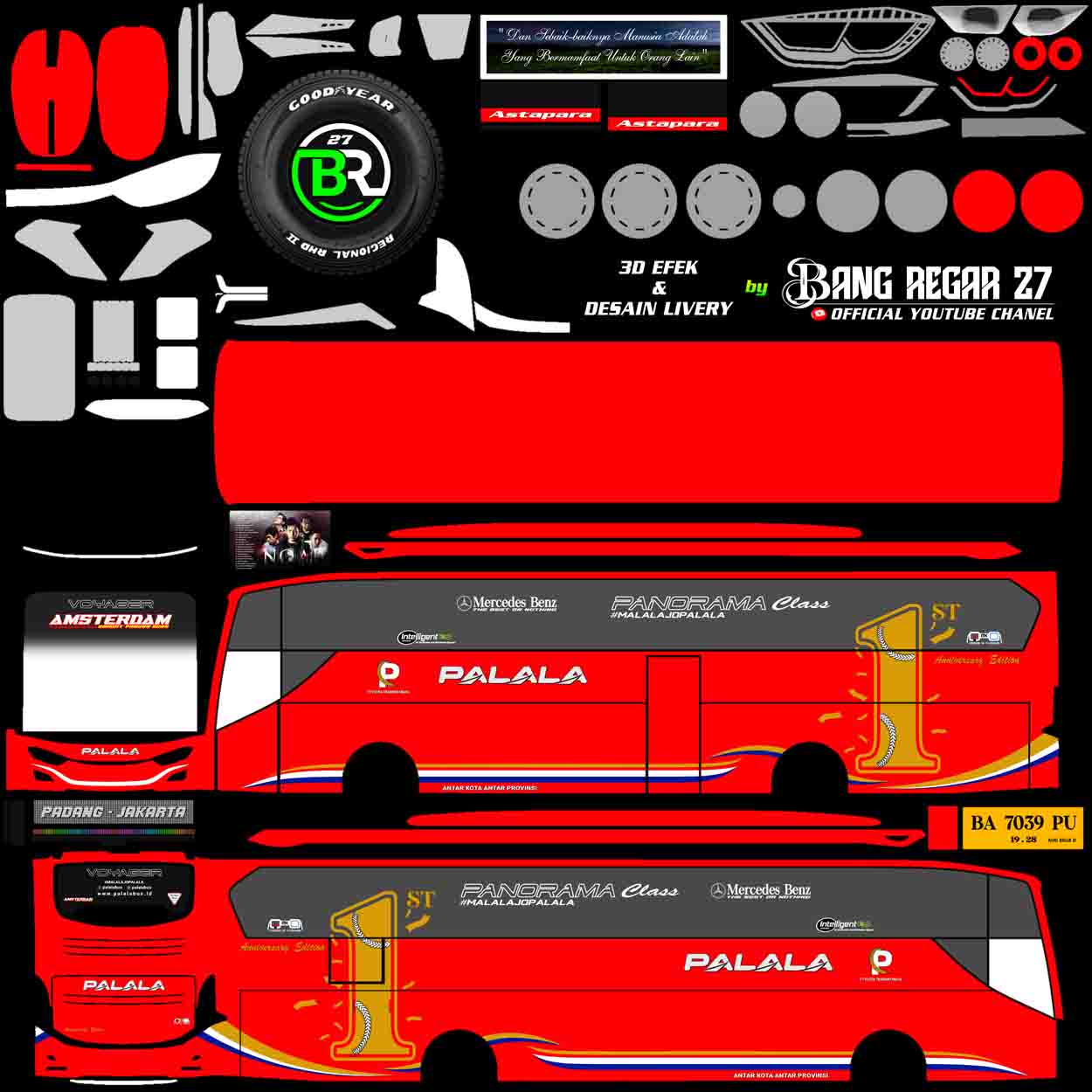 livery bussid palala terbaru