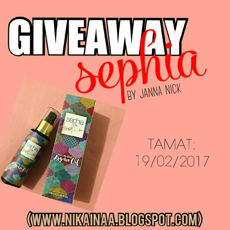 GIVEAWAY SEPHIA BY NIK AINAA