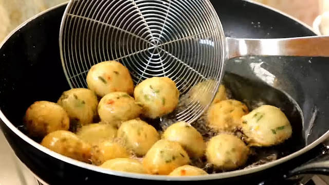 Cara membuat bola-bola sayuran yang mudah