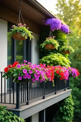 Balcony with Plants