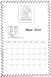 Calendário maio 2014