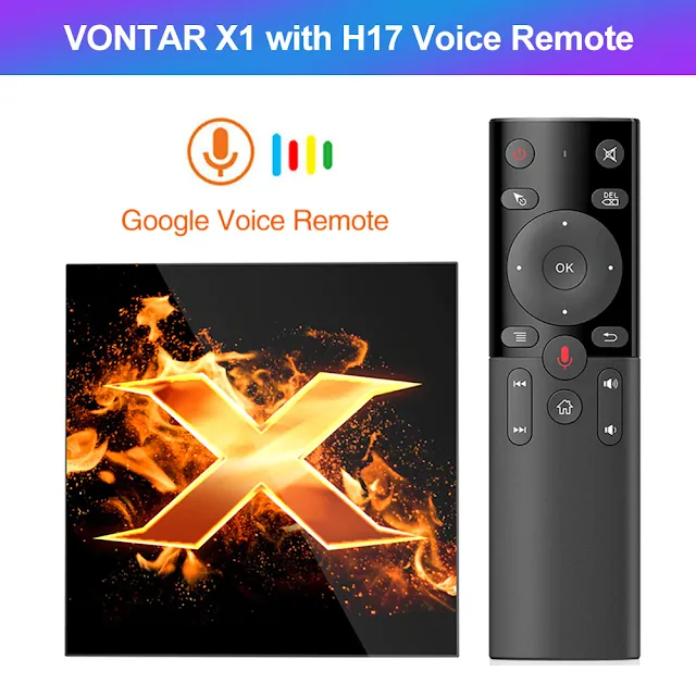 VONTAR X1 Smart tv box android 10 4g 64gb 4K 1080p 2.4G&5G Wifi BT5.0 Google Voice Assistant Youtube TVBOX Set Top Box