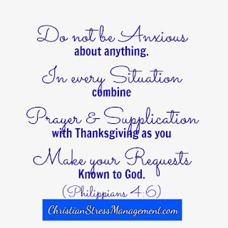 I will not be anxious about anything. (Adapted Philippians 4:6)