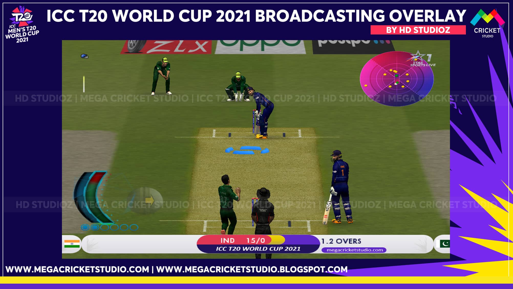 ICC T20 World Cup 2021 Overlay for EA Cricket 07