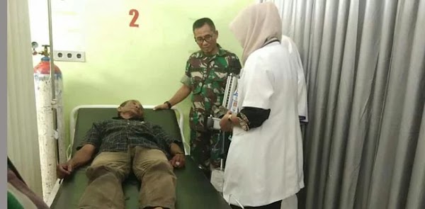 Usai Pilkada, Kakek Minum Tinta Dijemput TNI