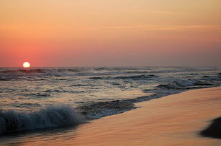 Sunset at the Playa Viva Beach