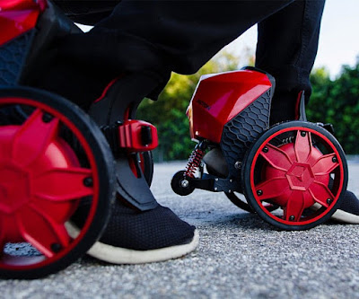 Electric Motorized Roller Shoes Skates