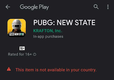 PUBG Mobile NEW STATE Available in India