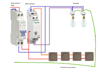 schema telerupteur schneider  installation