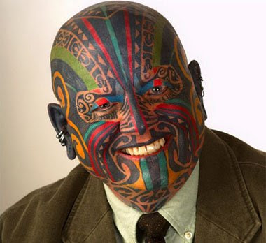 Joker face tattoo. Demon Joker face pictures from art photos on webshots