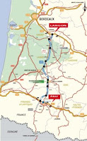 tracé trajet plan autoroute pau langon mont de marsan bordeaux tarbes carte péages prix tarifs ouverture mise en service km gains temps en nouvelle itineraires a65