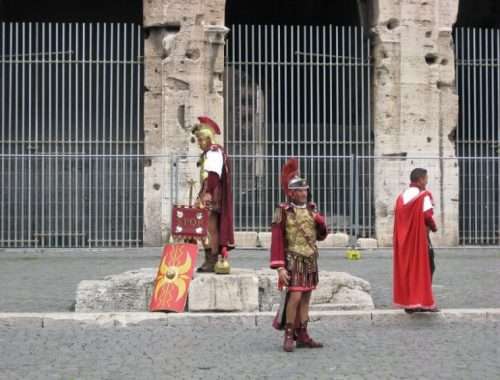 Roman soldier cosplay