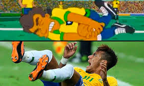 Les Simpsons avaient prédit la blessure grave de Neymar