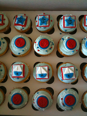 Nautical Themed Cakes. nautical themed cupcakes