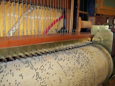 Weight-Driven Barrel Piano, c1810, John Longman, London, England
