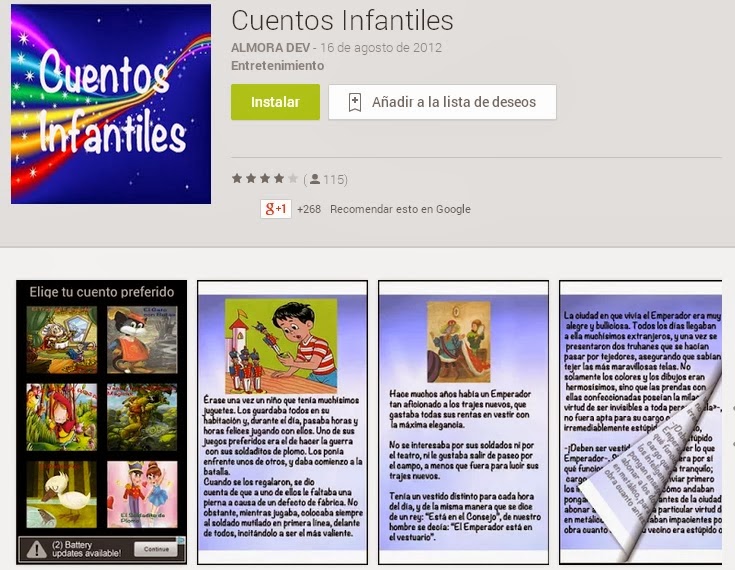  APP CUENTOS INFANTILES (ANDROID)