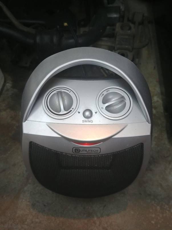 “This creepy heater winks at me!”