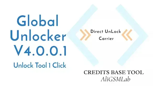 Global Unlocker V4.0.0.1, Unlock Tool 1 Click