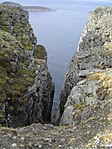 Klippen am Nordkap, cliffs, acantilados