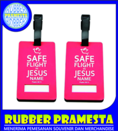 BAGTAG KARET CUSTOM | LUGGAGE TAG CUSTOM | CUSTOM BAGTAG KARET