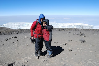 Kilimanjaro glacier