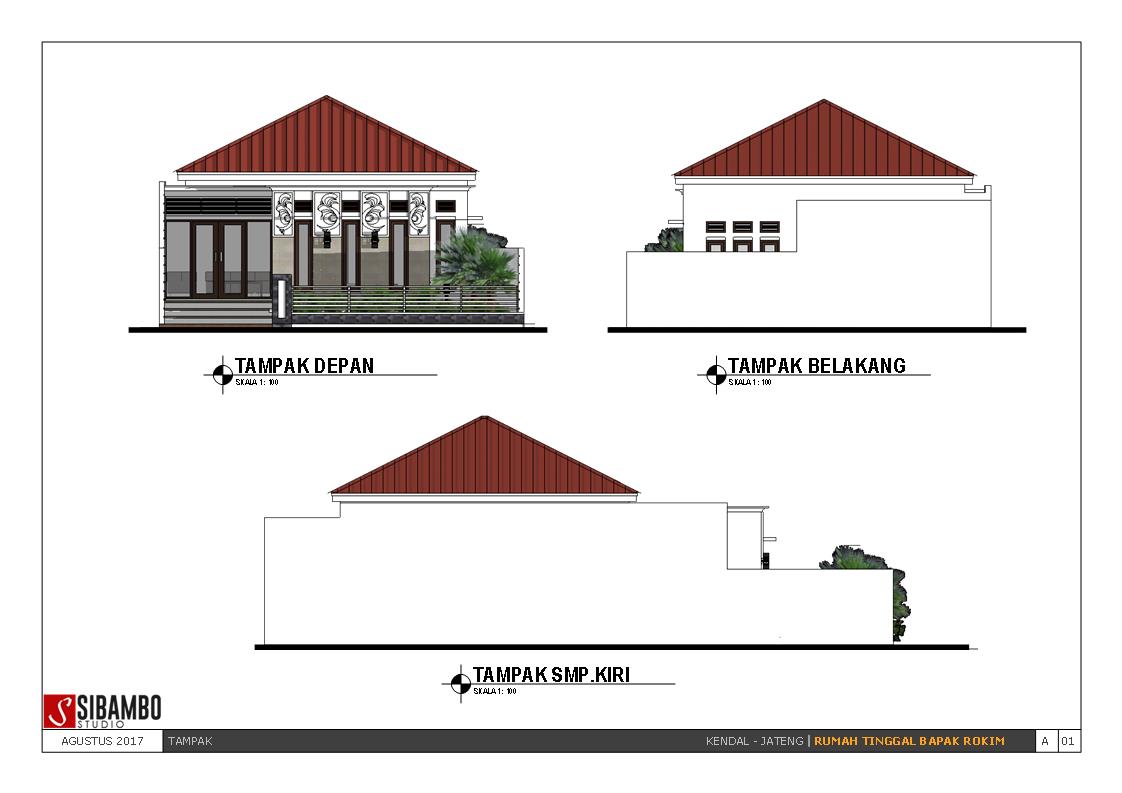 Inspirasi Desain Rumah Modern Tropis Satu Lantai 95 X 165 M Penuh