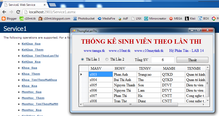 Hệ Phân Tán Quản Lý Điểm