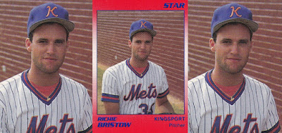 Rich Bristow 1990 Kingsport Mets card