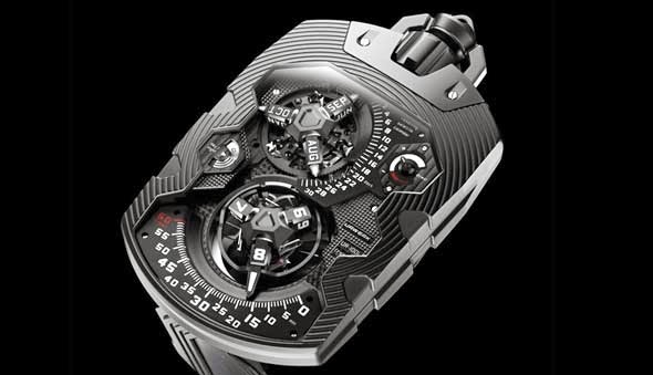 , which specializes in brawny-looking, high-end mechanical watches ...