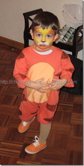 disfraz tigre disfrazcasero