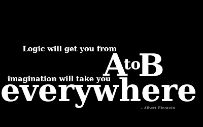 logic will get you from a to b imagination will take you everywhere