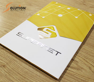 Thiết kế bộ tài liệu bán hàng - sales kit Công ty Supernet