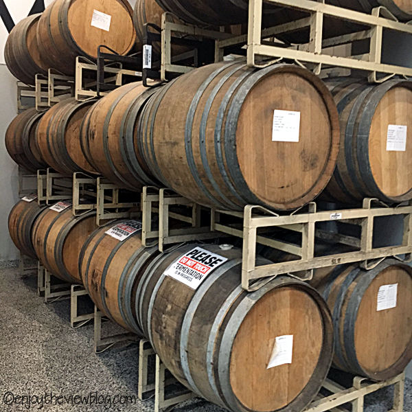 Barrel-aging brews at Cigar City Brewing in Tampa!