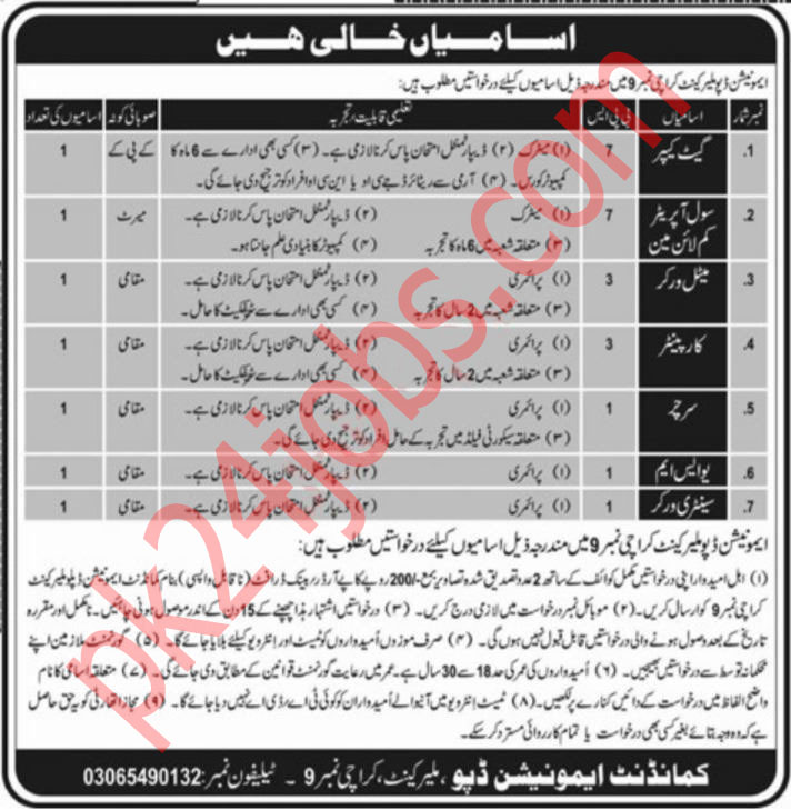 Pak Army Jobs 2023 – Government Jobs 2023