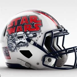 Fresno State Bulldogs Star Wars Concept Helmet