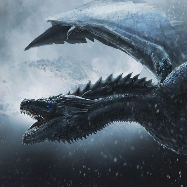 Night King Dragon Game of Thrones Desktop Wallpaper