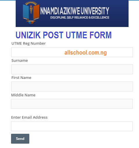 UNIZIK Post UTME Form 2023/2024 is Out