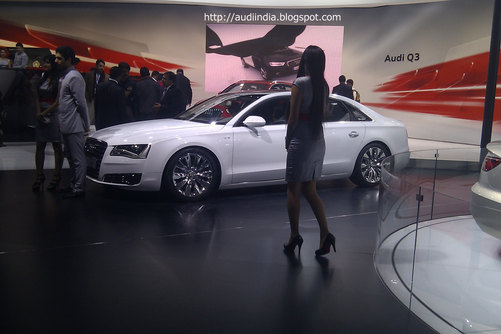 audi a8 l w12 at 11th auto expo new delhi india audi r8 spyder v10 at ...