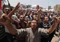 protesters in Cairo