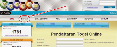 Cara Daftar Togel Cc