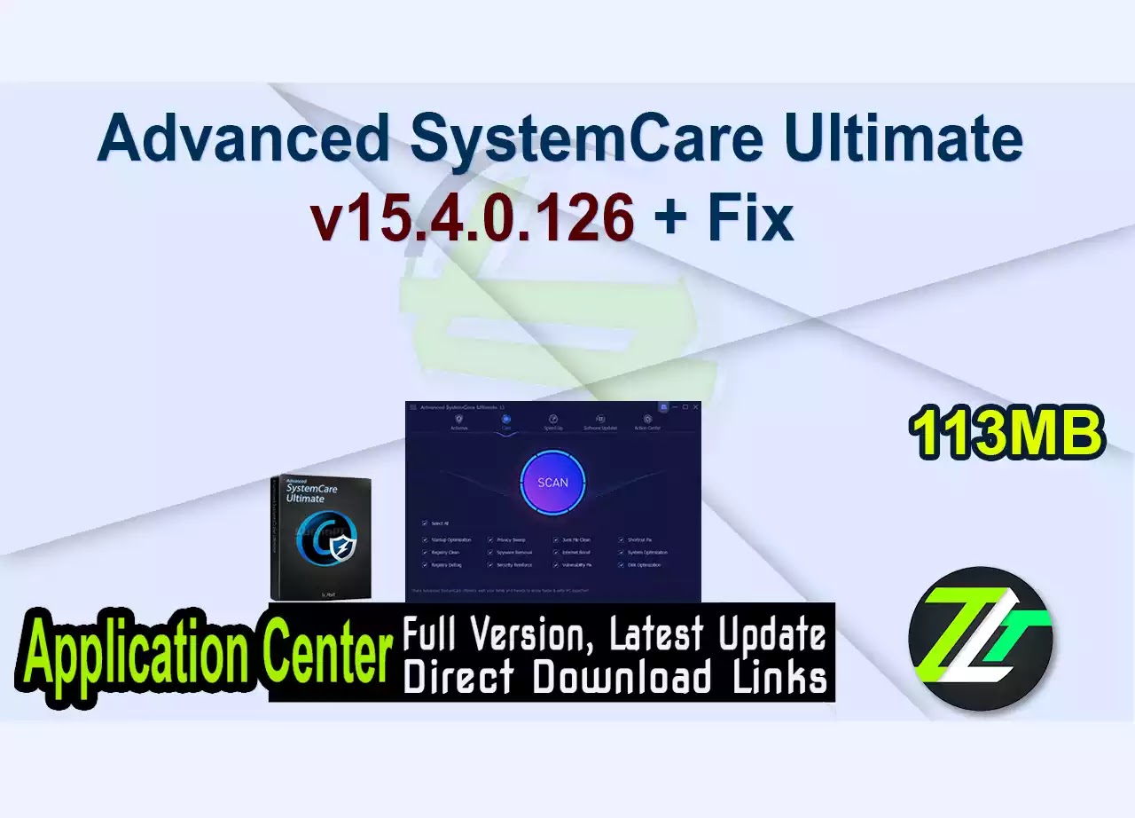 Advanced SystemCare Ultimate v15.4.0.126 + Fix 
