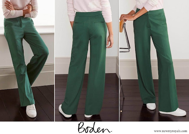 Princess Stephanie wore Boden Hampshire Ponte Trousers