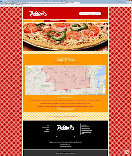 diseño web responsive para Pizzería Pablin